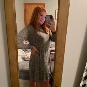 Grey Sweater Dress